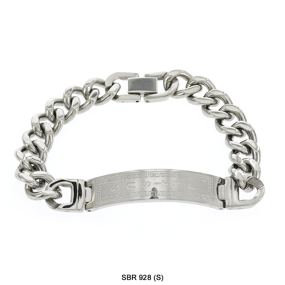 Stainless Steel ID Bracelet SBR 928 S