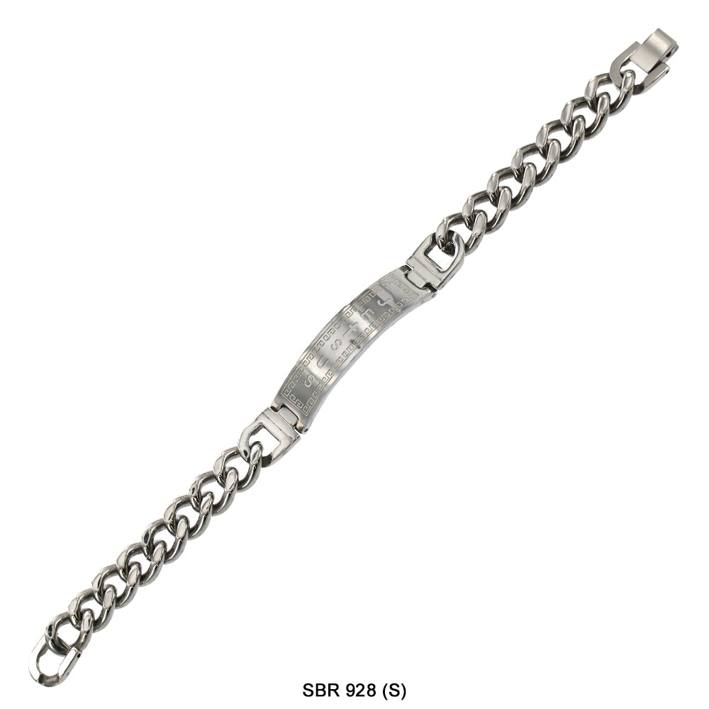 Stainless Steel ID Bracelet SBR 928 S