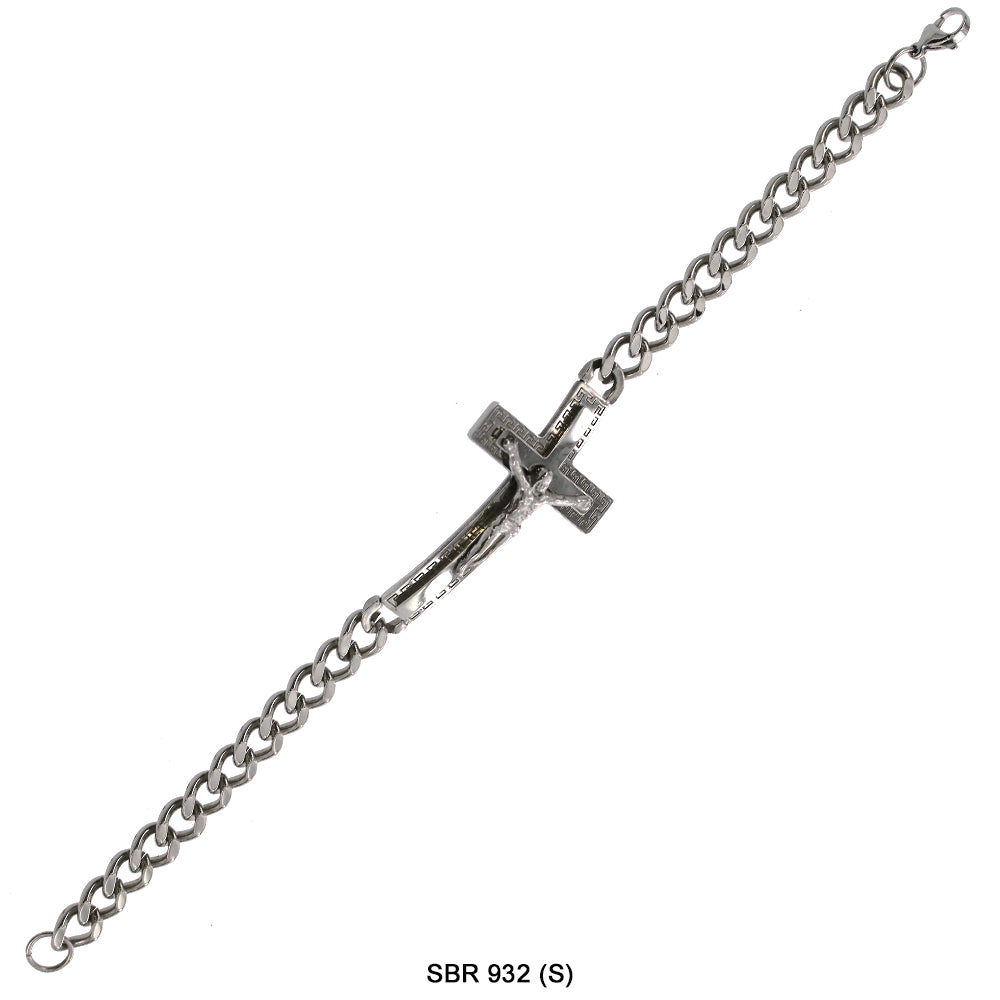 Stainless Steel ID Bracelet SBR 932 S