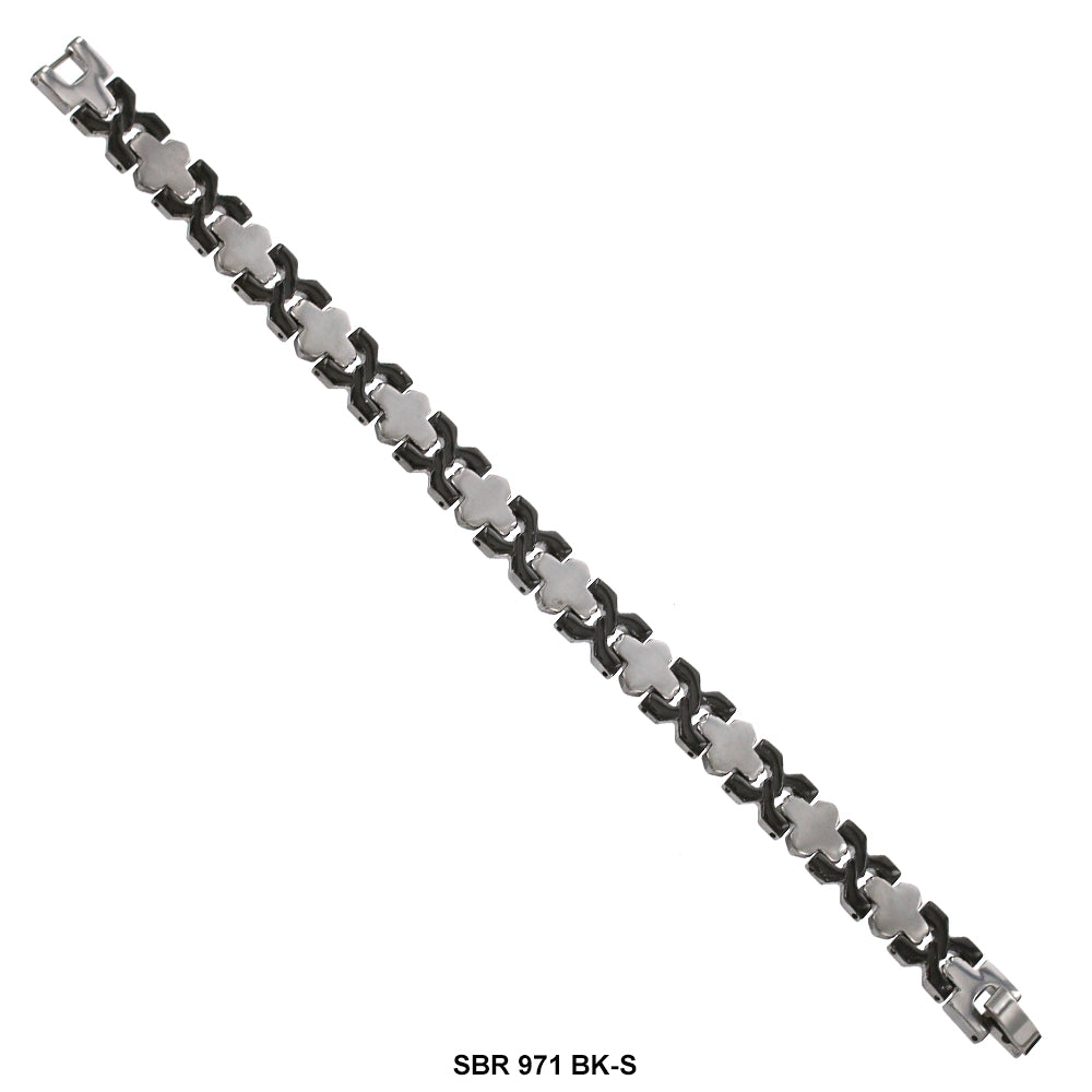 Stainless Steel Bracelet SBR 971 BK-S