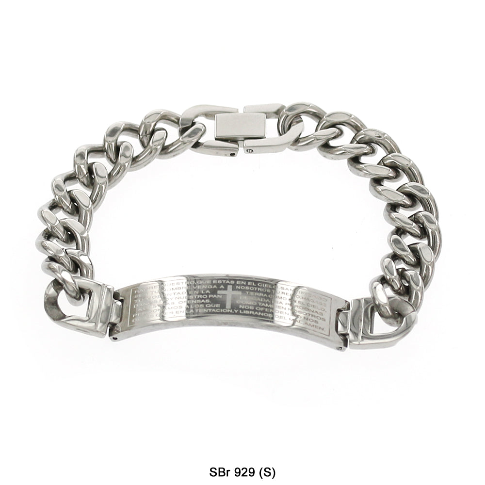 Stainless Steel ID Bracelet SBR 929 S