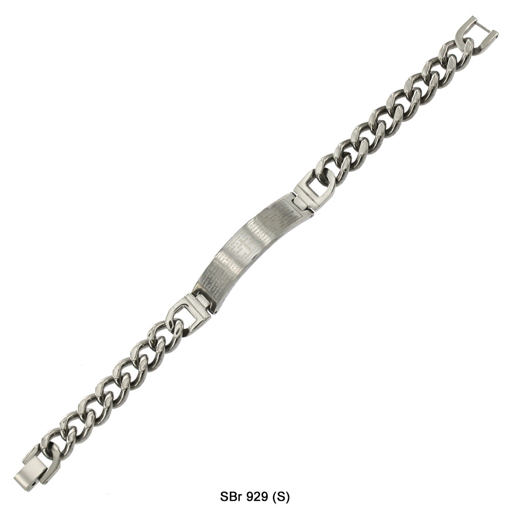 Stainless Steel ID Bracelet SBR 929 S