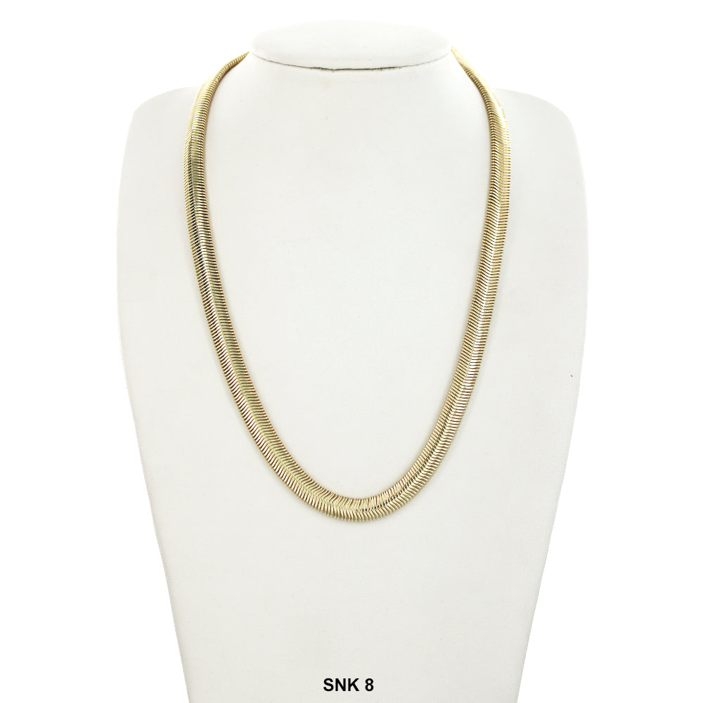 8 MM Snake Chocker Chain SNK 8 16"