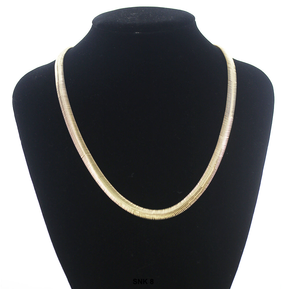 8 MM Snake Chocker Chain SNK 8 16"