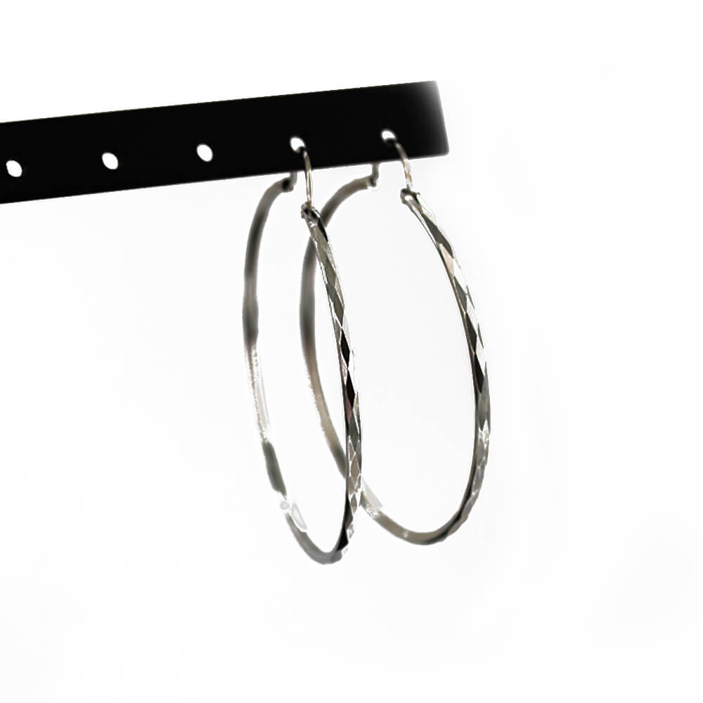 925 Sterling Silver Hoops SSE 5071