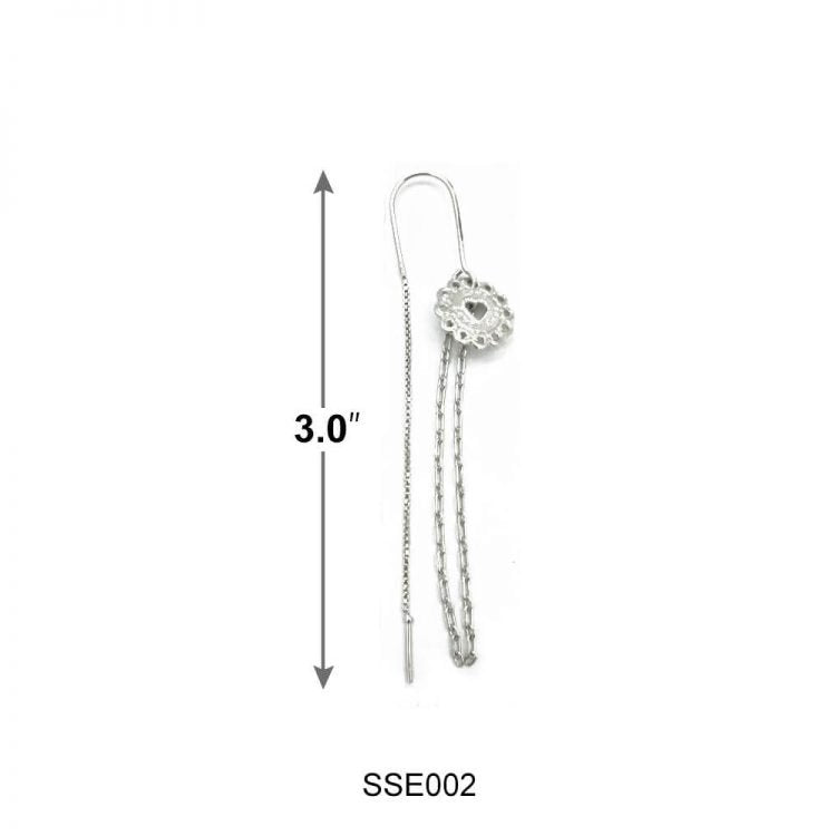 925 Sterling Silver Earring SSE002