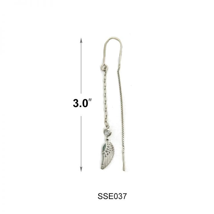 Pendientes Plata de Ley SSE037