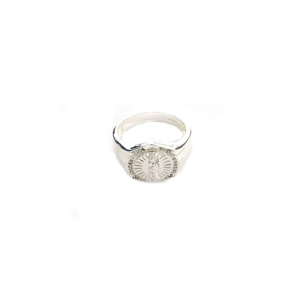 Santa Muerte Silver Ring SSRNG 1002 W