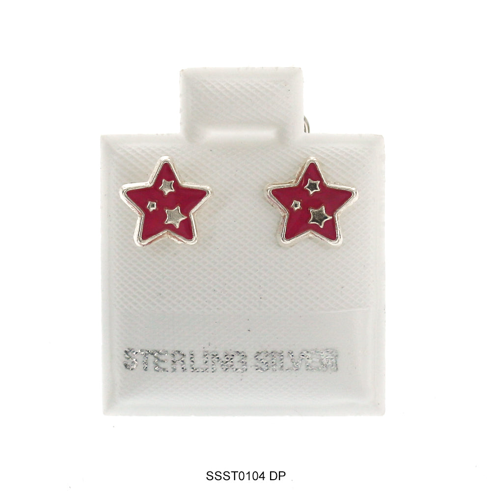 Pendientes Estrella Plata 925 SSST0104 DP