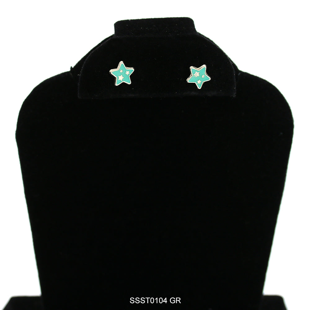 Pendientes Estrella Plata 925 SSST0104 GR