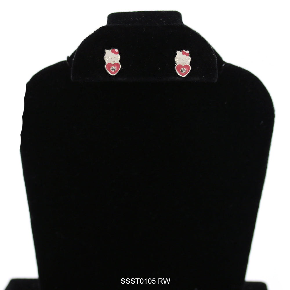 Pendientes Corazón Plata 925 SSST0105 RW