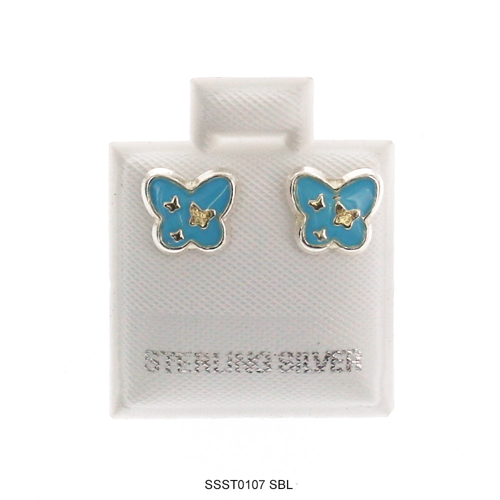 Pendientes Mariposa Plata 925 SSST0107 SBL