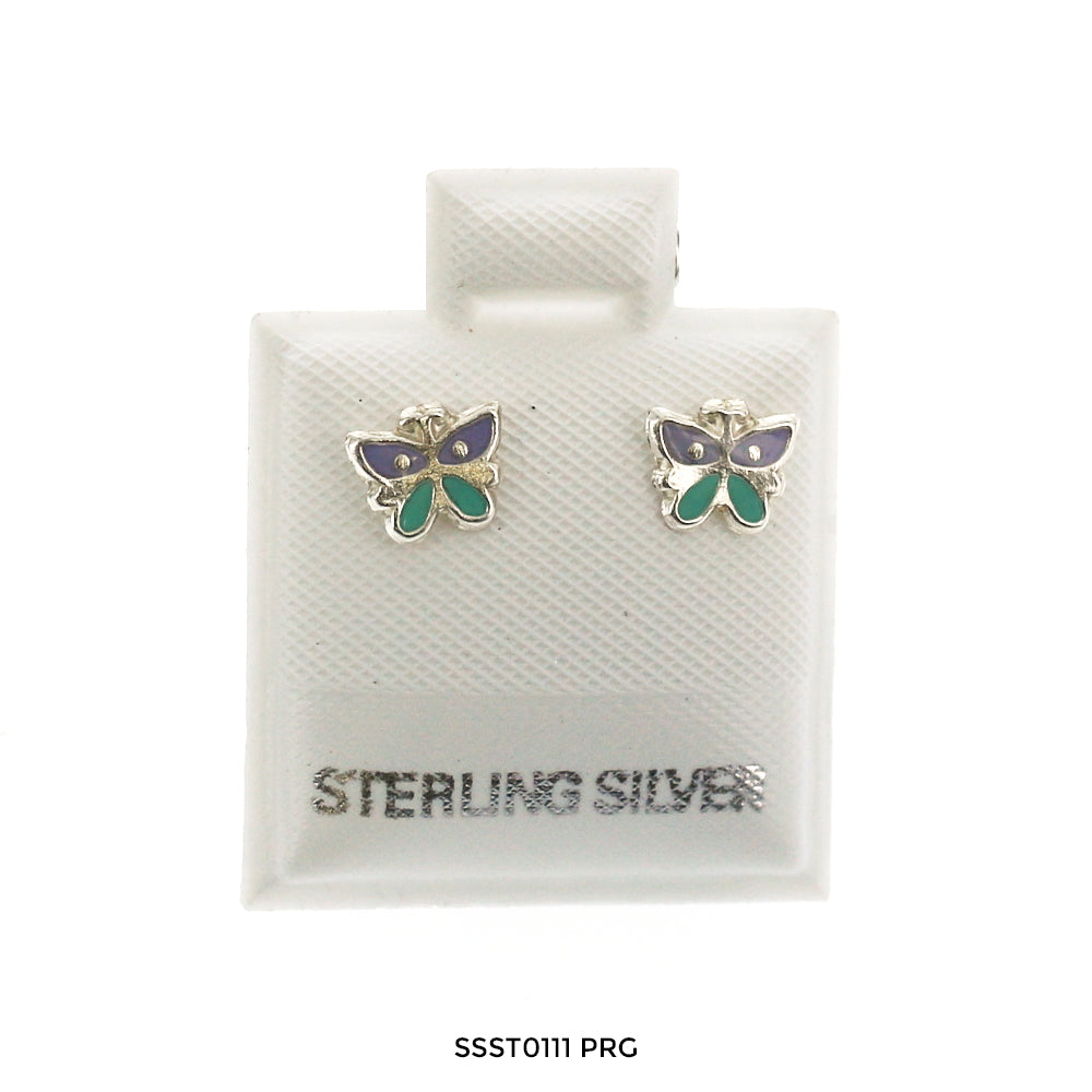 Butterfly 925 Sterling Silver Studs SSST0111 PRG