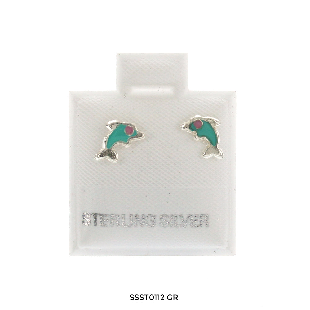 Pendientes Delfín Plata 925 SSST0112 GR