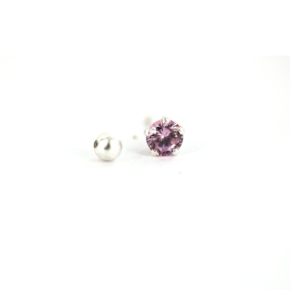 Round 925 Sterling Silver Studs SSST026 P