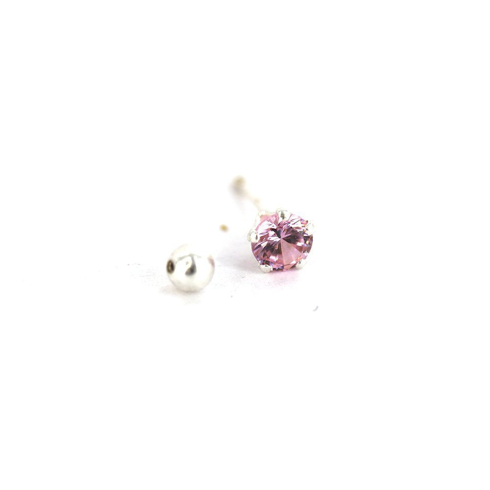 Round 925 Sterling Silver Studs SSST026 P