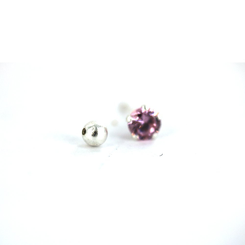 Round 925 Sterling Silver Studs SSST026 P