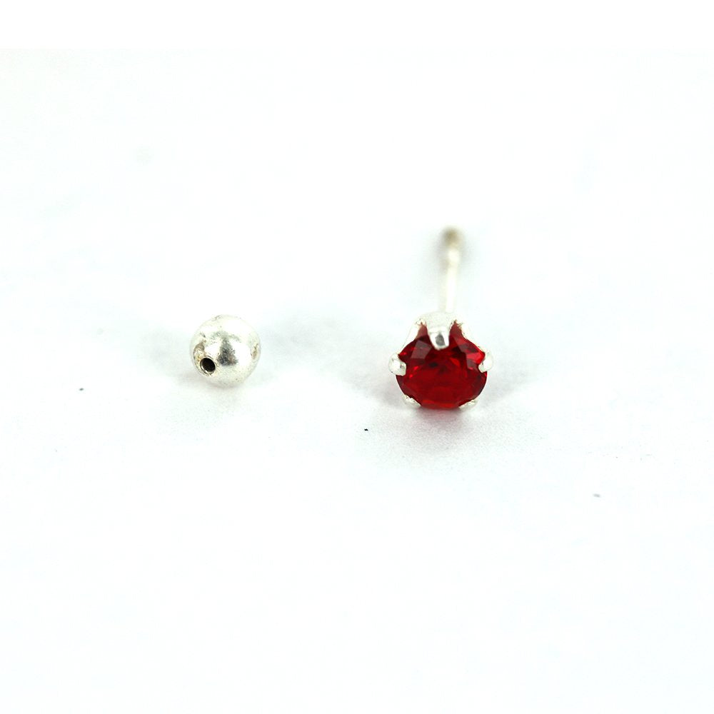 Round 925 Sterling Silver Studs SSST026 R