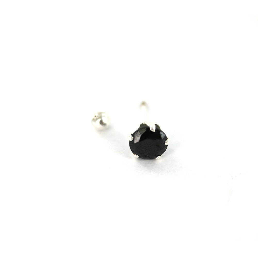 Pendientes Estrella Plata 925 SSST028 BK