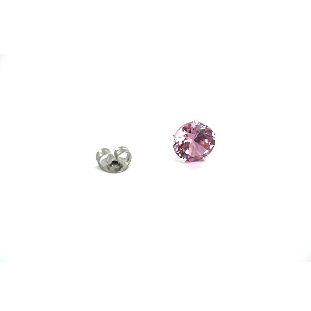 Pendientes Redondos De Plata De Ley 925 SSST029 P