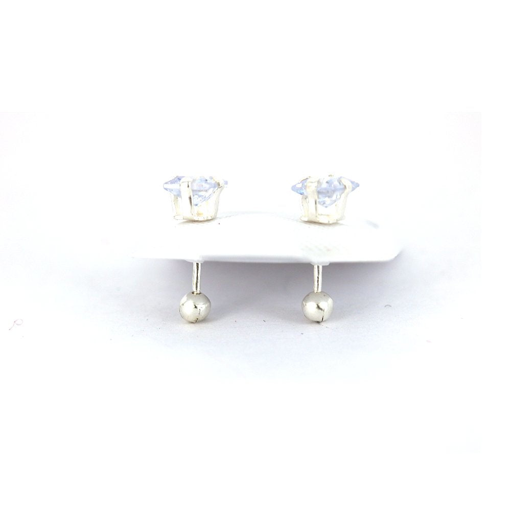 Pendientes Cuadrados De Plata De Ley 925 SSST036 W