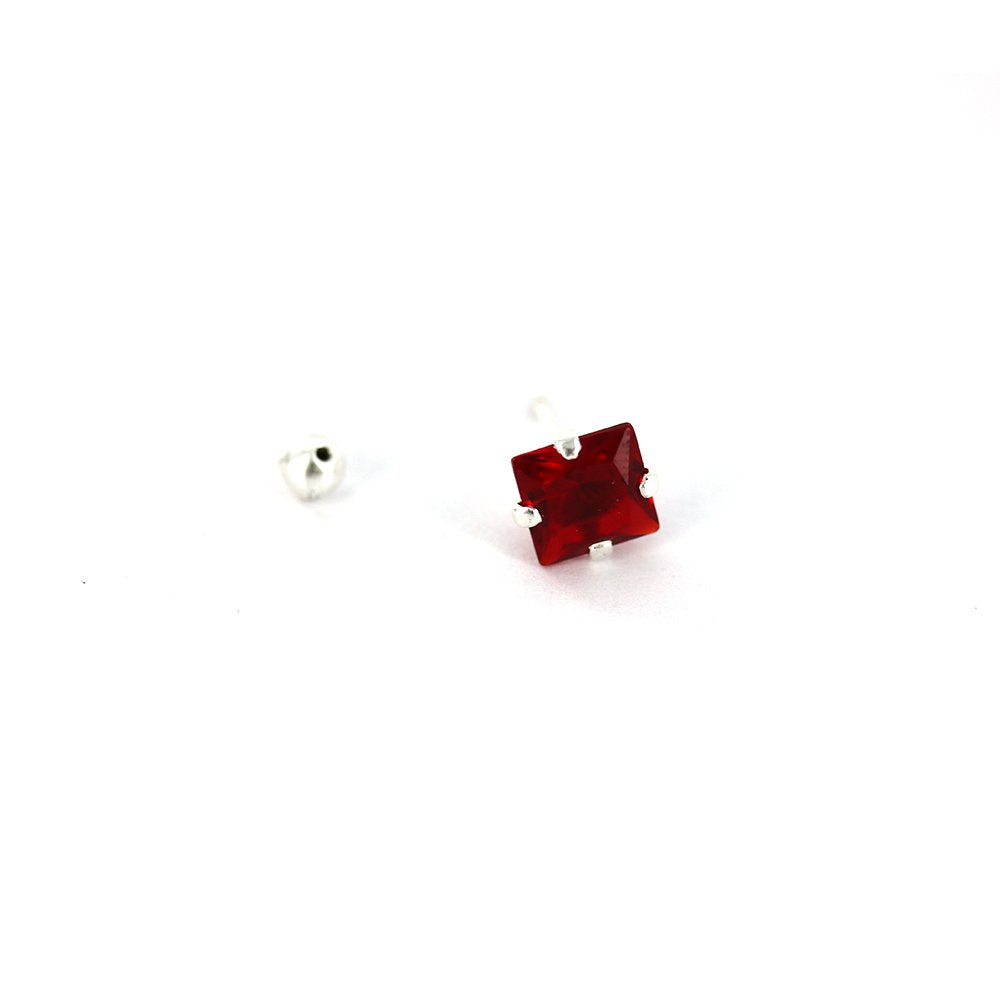 Square 925 Sterling Silver Studs SSST037 R