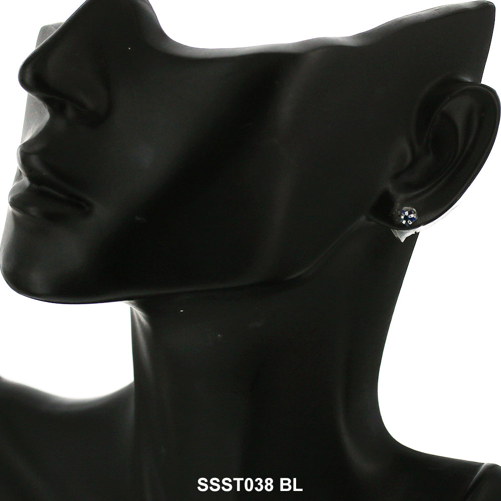 Pendientes Estrella Plata 925 SSST038 BL