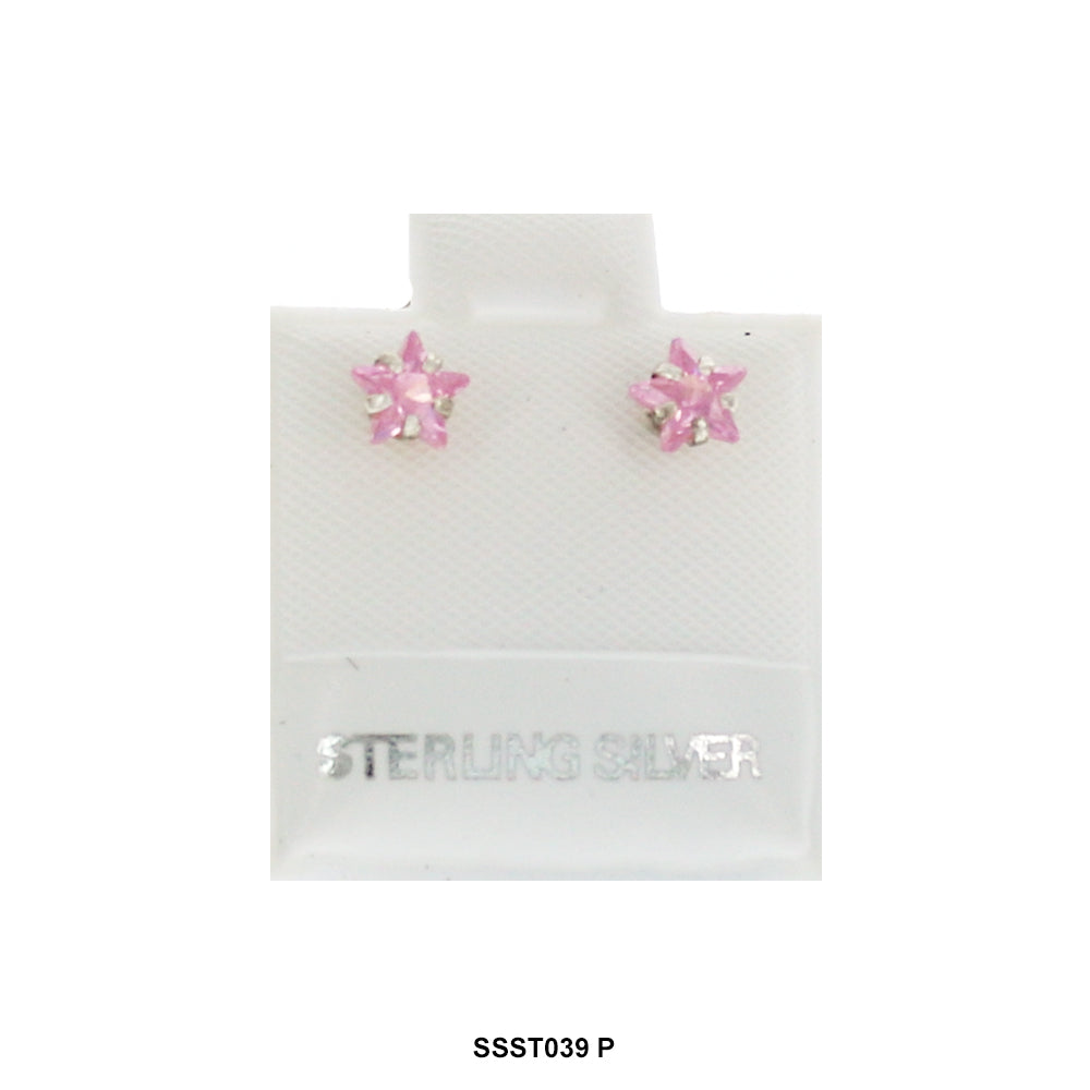 Pendientes Estrella Plata 925 SSST039 P