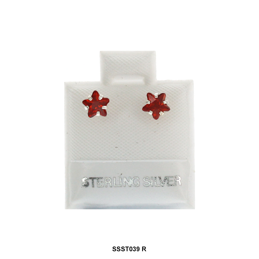 Pendientes Estrella Plata 925 SSST039 R