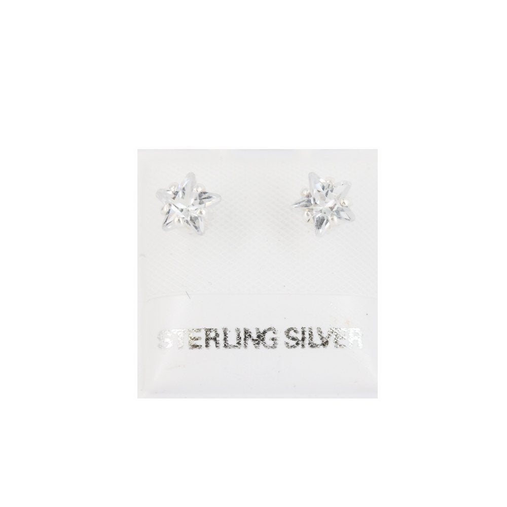 Pendientes Estrella Plata 925 SSST040 W