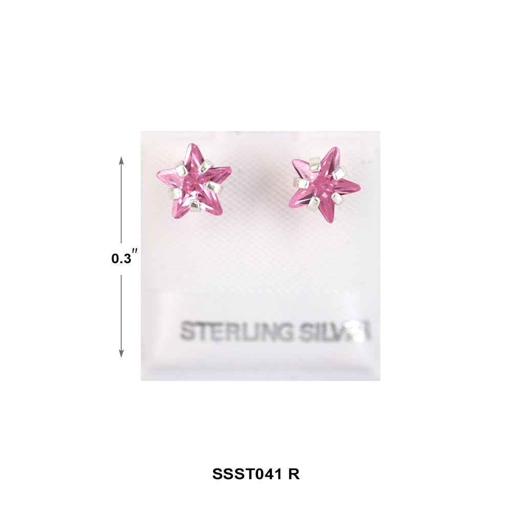 Star 925 Sterling Silver Studs SSST041 P