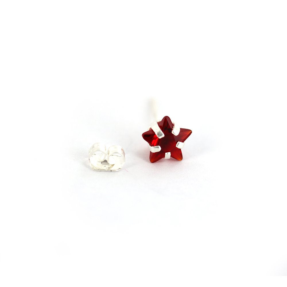 Star 925 Sterling Silver Studs SSST041 R