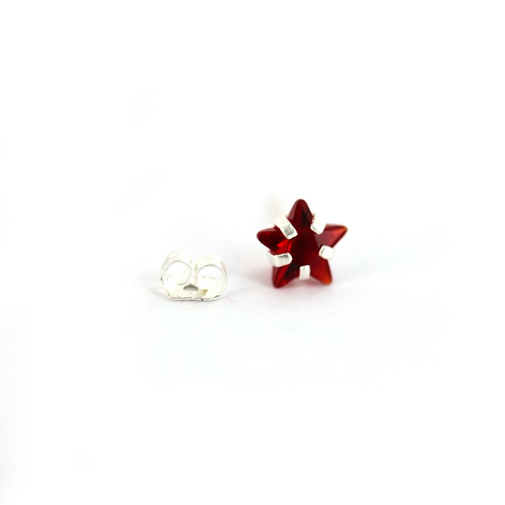 Star 925 Sterling Silver Studs SSST041 R