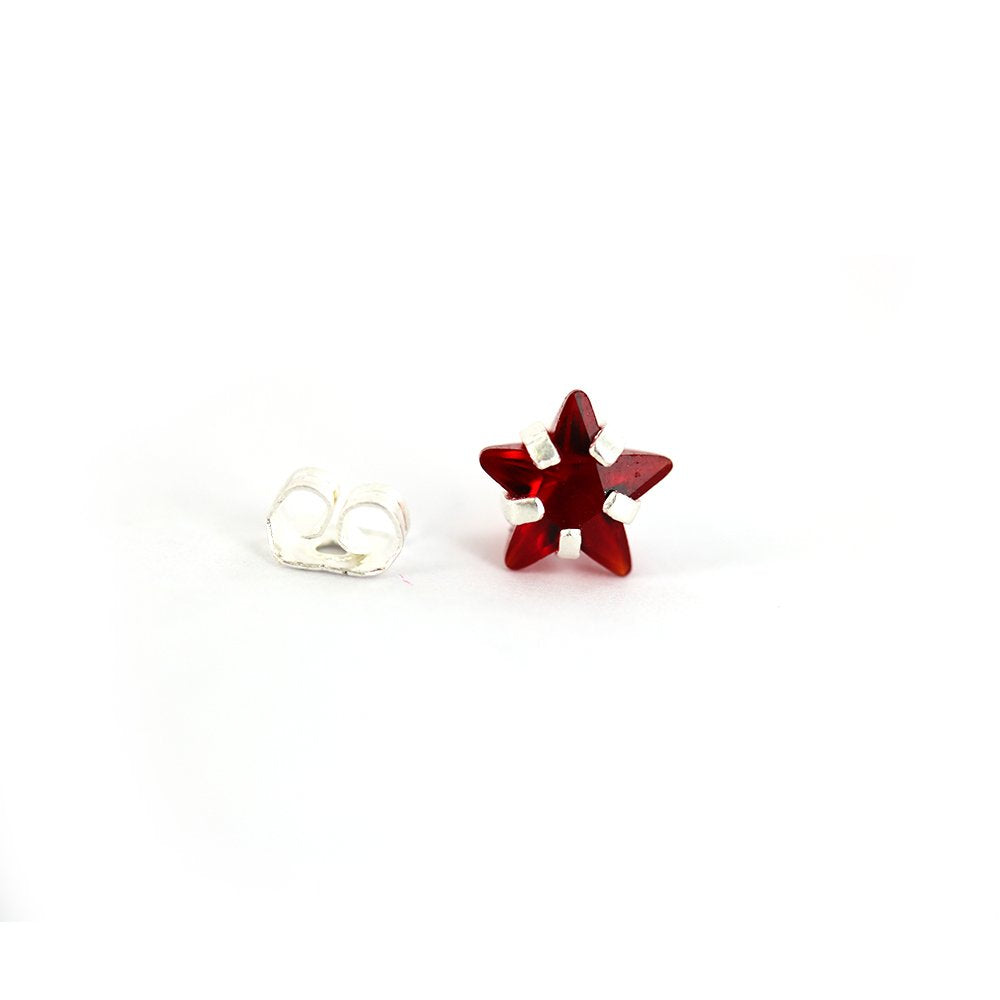 Star 925 Sterling Silver Studs SSST041 R