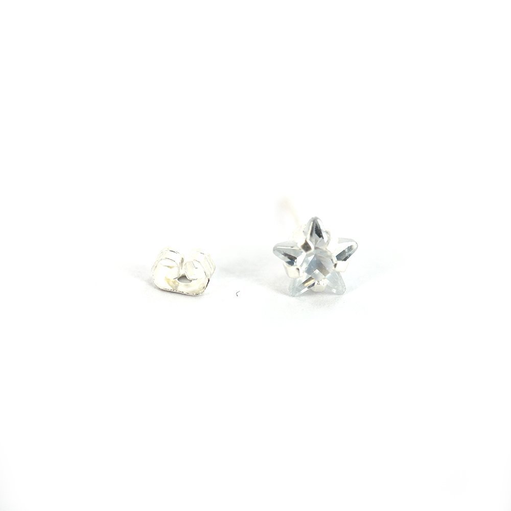 Pendientes Estrella Plata 925 SSST041 W