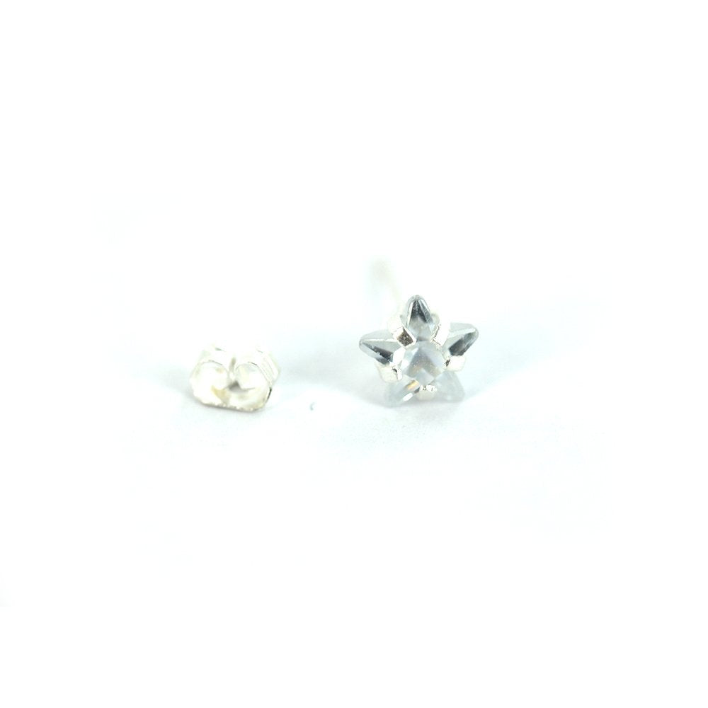 Pendientes Estrella Plata 925 SSST041 W