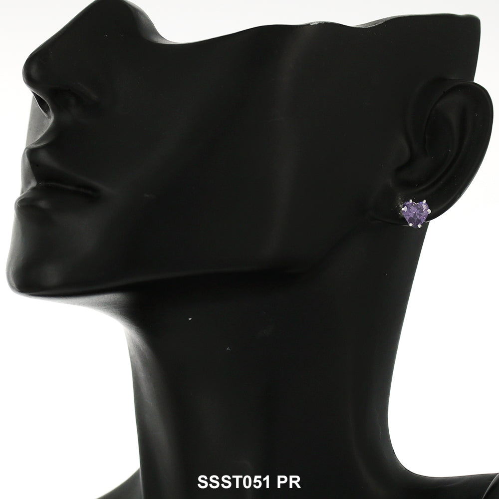 Pendientes Corazón Plata 925 SSST051 PR