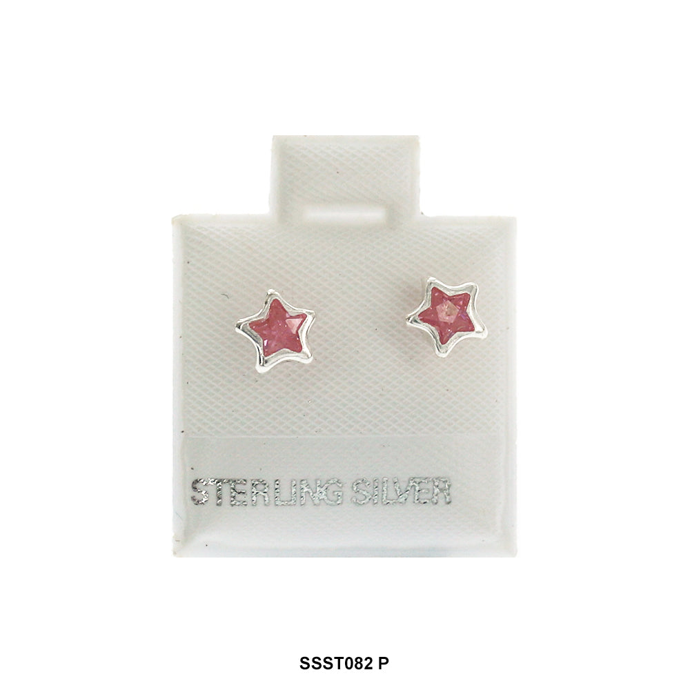 Star 925 Sterling Silver Studs SSST082 P