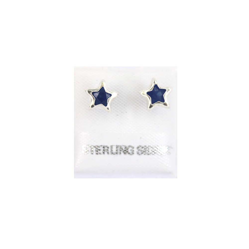 Pendientes Estrella Plata 925 SSST083 BL