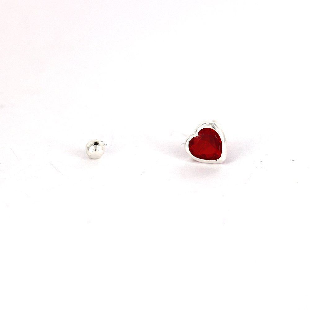 Heart 925 Sterling Silver Studs SSST096 R