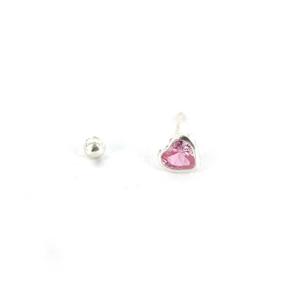 Heart 925 Sterling Silver Studs SSST097 P