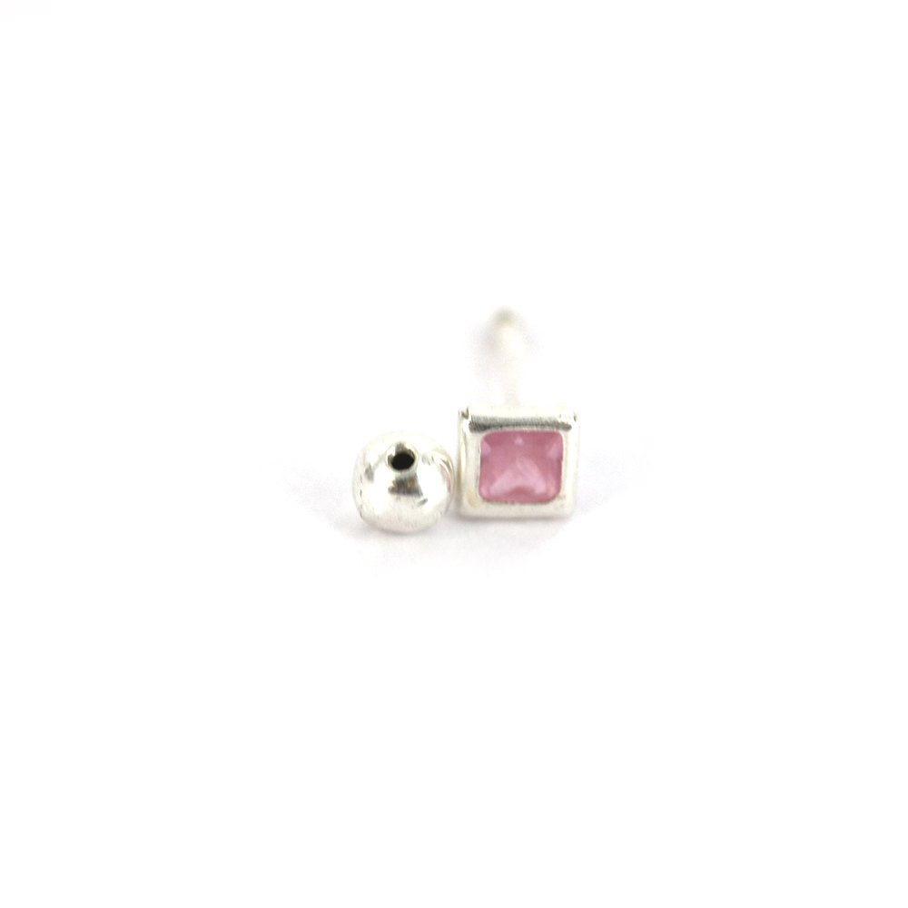 Square 925 Sterling Silver Studs SSSTBC3 P