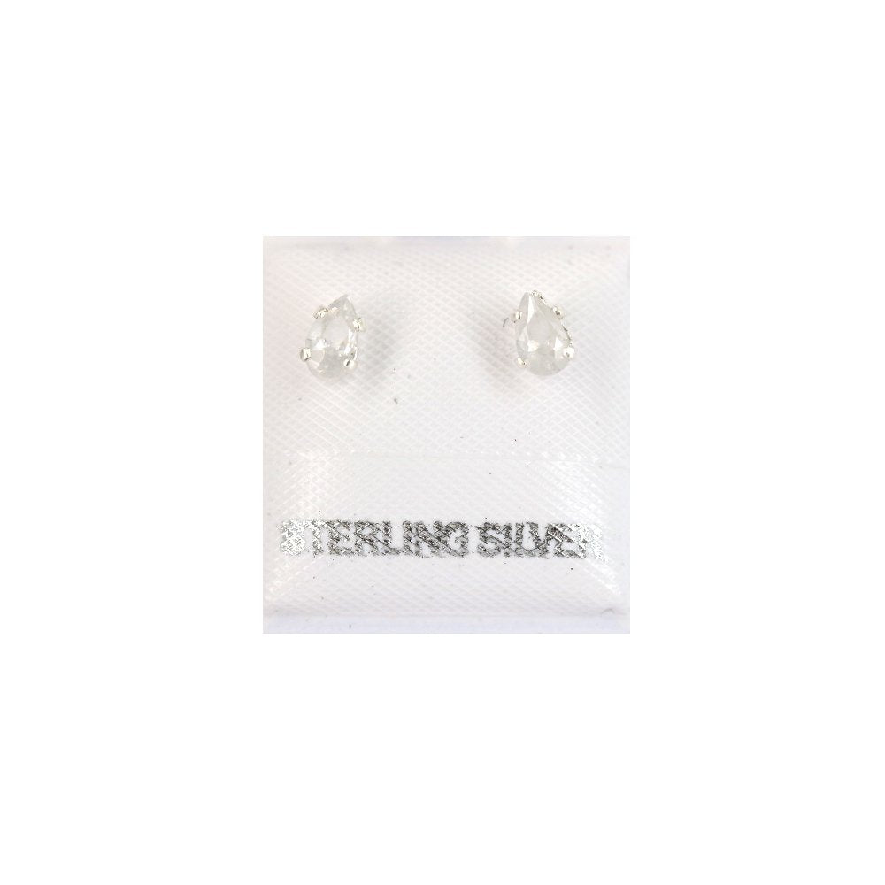 Tear Drop 925 Sterling Silver Studs SSSTRL53 W