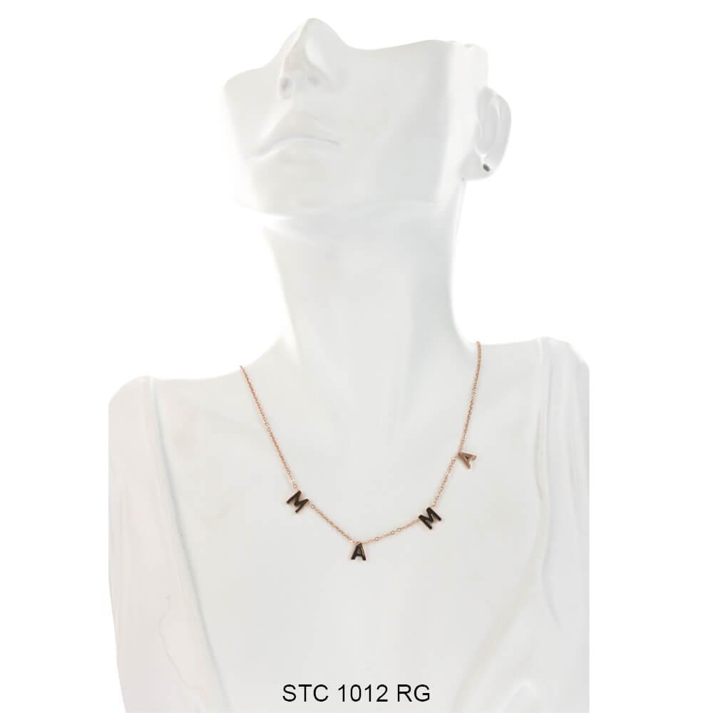Mama Stainless Steel Necklace STC 1012 RG