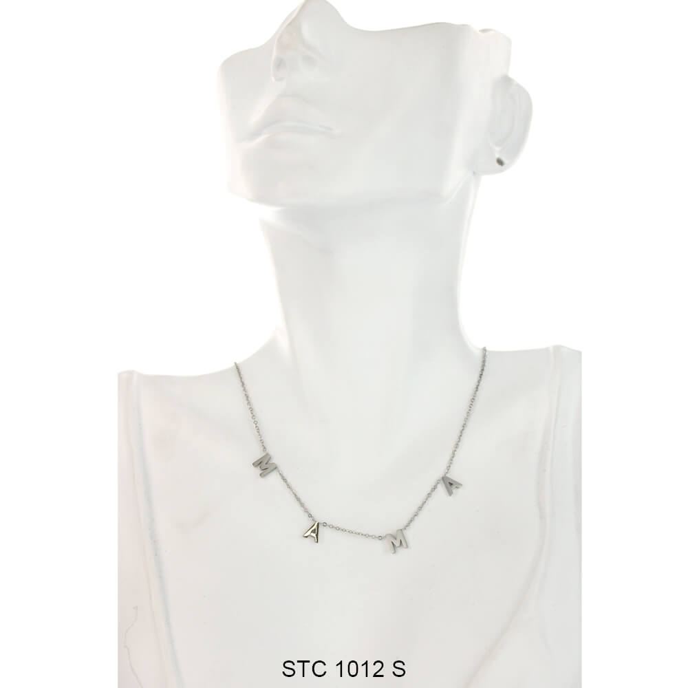 Mama Stainless Steel Necklace STC 1012 S