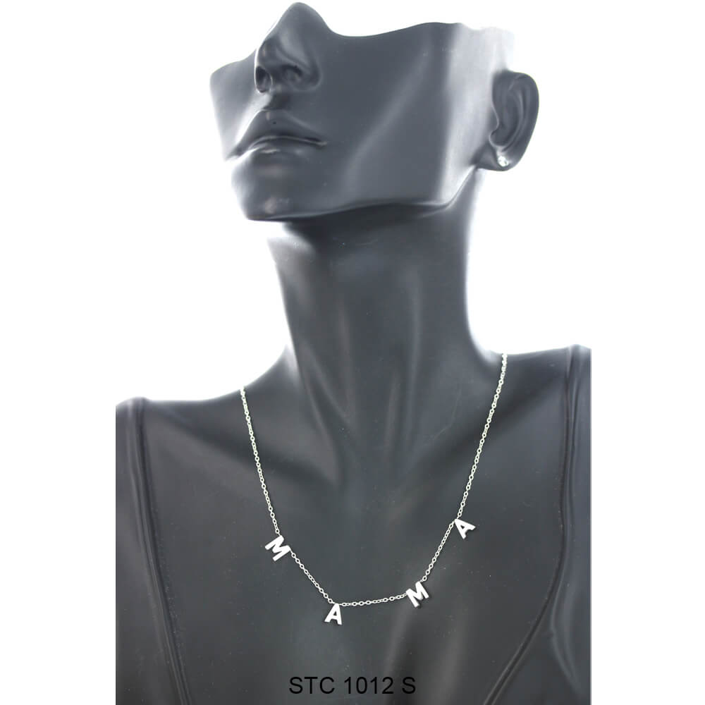Mama Stainless Steel Necklace STC 1012 S