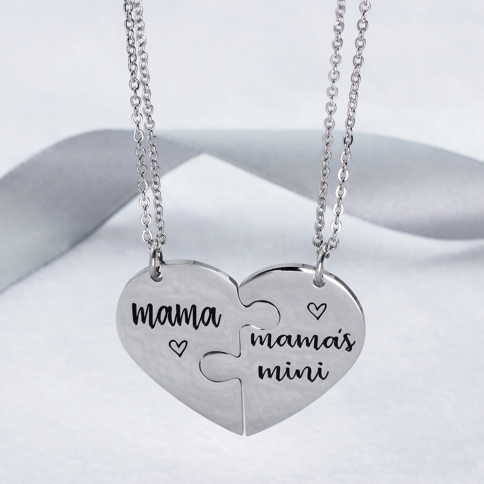 Mama Mama's Mini Stainless Steel Necklace STC 1014 S