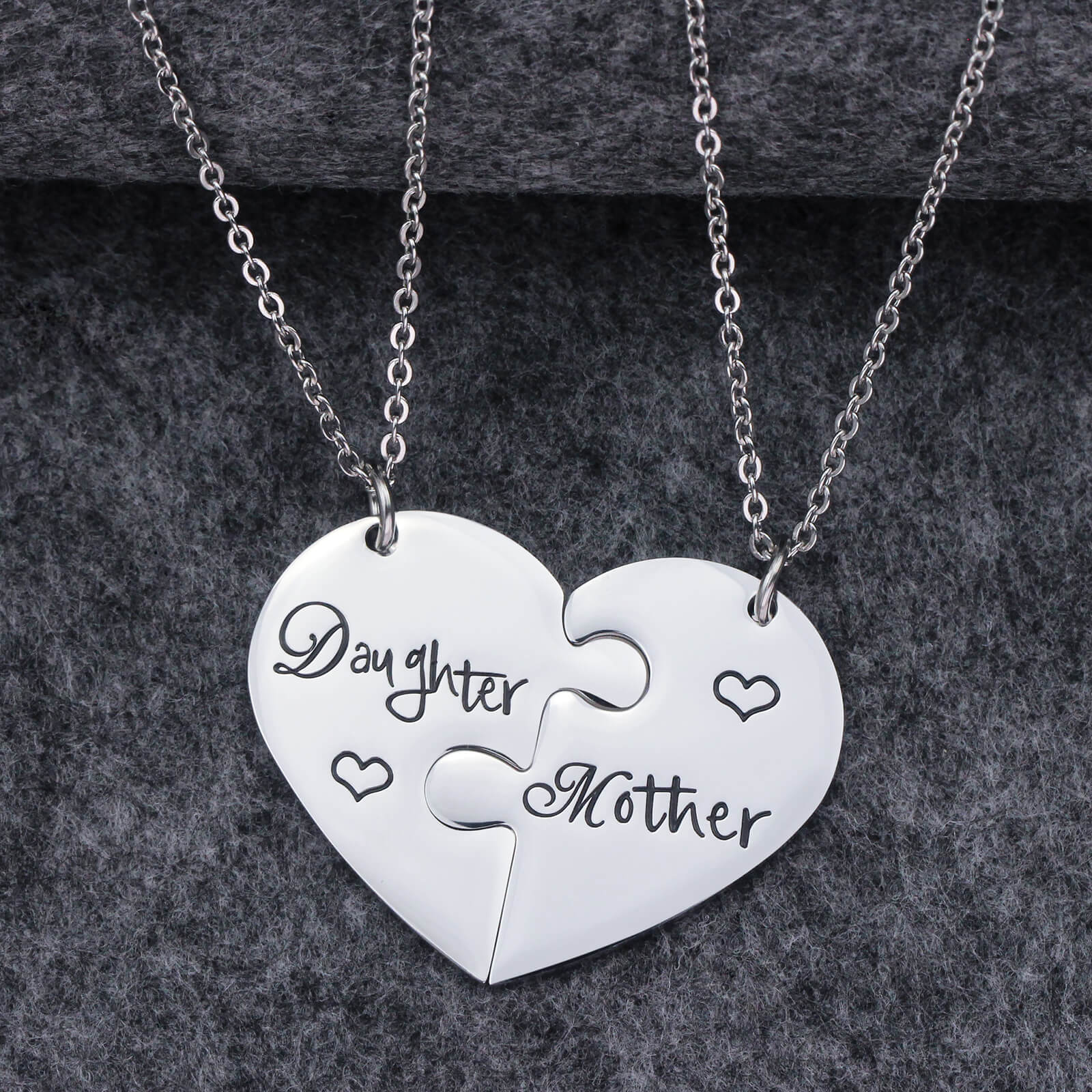 Daughter Mother Stainless Steel Necklace STC 1015 S
