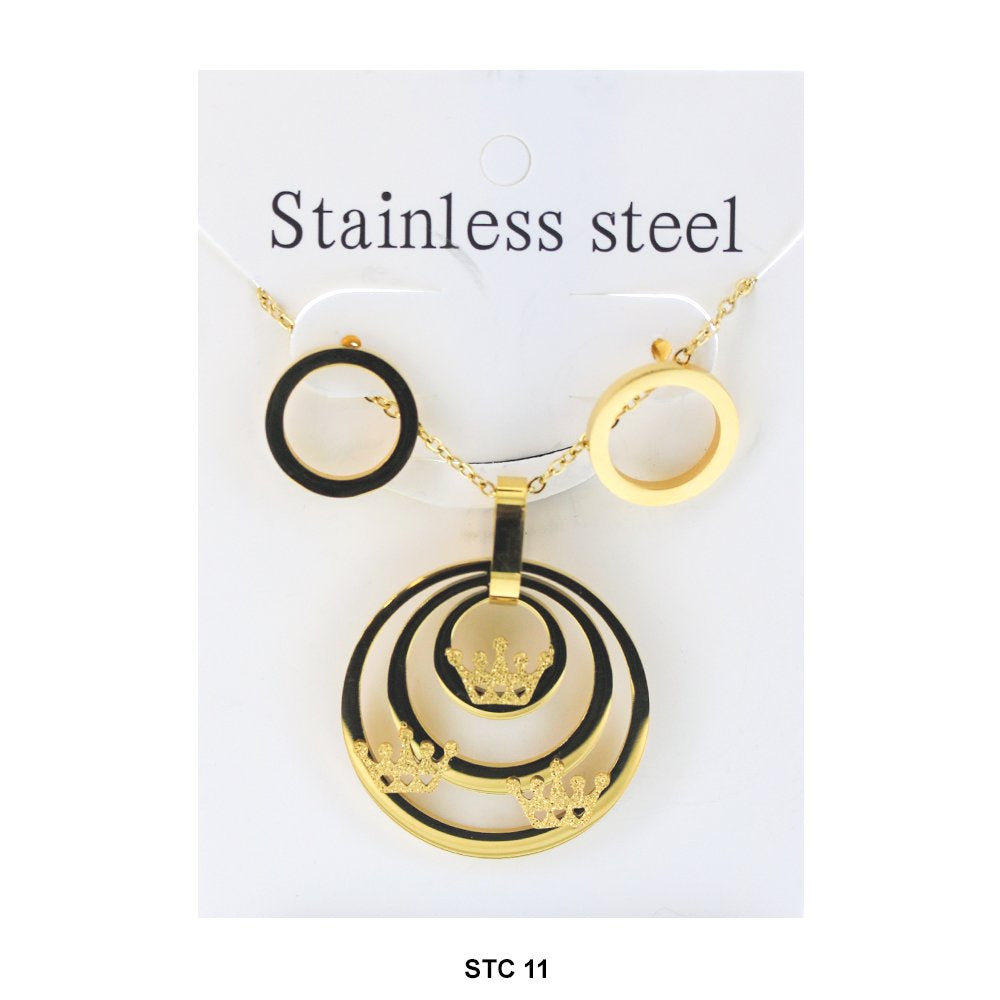 Stainless Steel Necklace Set STS 11