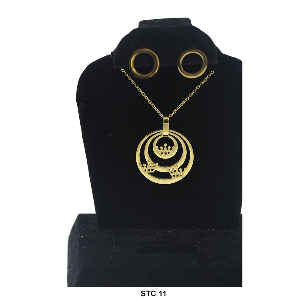 Stainless Steel Necklace Set STS 11